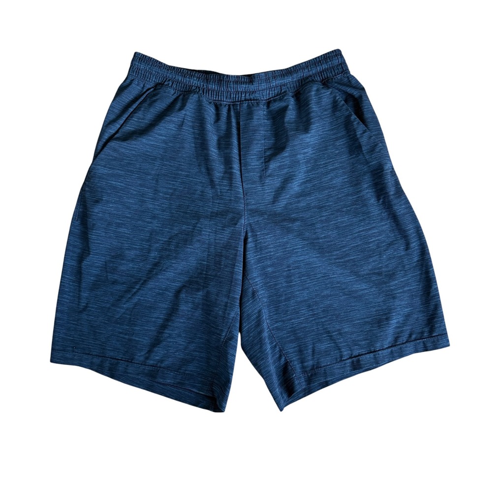 Lululemon Pacebreaker Mens Blue Heathered Athletic Shorts Built-in Liner Small